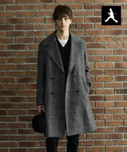 【BOWLER HAT LABEL】SDGSグレンチェックアルスターコート
