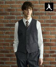 【BOWLER HAT LABEL】ピンヘッドミルドウール ベスト