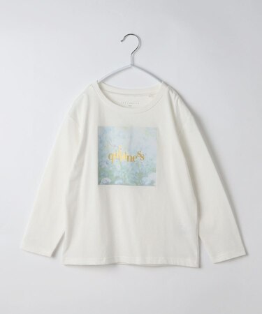 【120-150】ロゴプリントアソート長袖Tシャツ/洗濯機OK