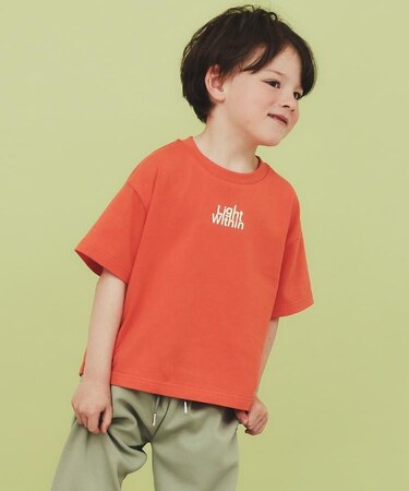 【110-150/6色展開】アソートプリントTシャツ/洗濯機OK