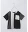 【110-160/洗濯機OK】縦切替えポケットTシャツ