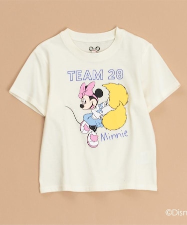 disney/【110-150】ミッキーマウス＆ミニーマウス ベースボールTシャツ
