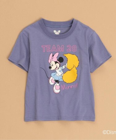 disney/【110-150】ミッキーマウス＆ミニーマウス ベースボールTシャツ