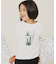 【110－160/親子リンク】オーガビッツコットンプリントTシャツ/洗濯機OK