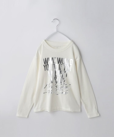 【130-160】オーガビッツコットン長袖Tシャツ/洗濯機OK