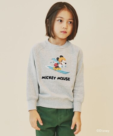Disney/【110-160】ラグランスリーブスウェット