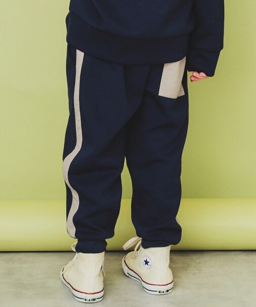 【110-160】ダンボールジョガーパンツ/セットアップ可・洗濯機OK