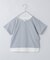 【110-160】キーネックレイヤード風Tシャツ/洗濯機OK