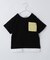 【110-160】レイヤー風ポケットTシャツ/洗濯機OK