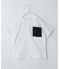 【110-160】レイヤー風ポケットTシャツ/洗濯機OK