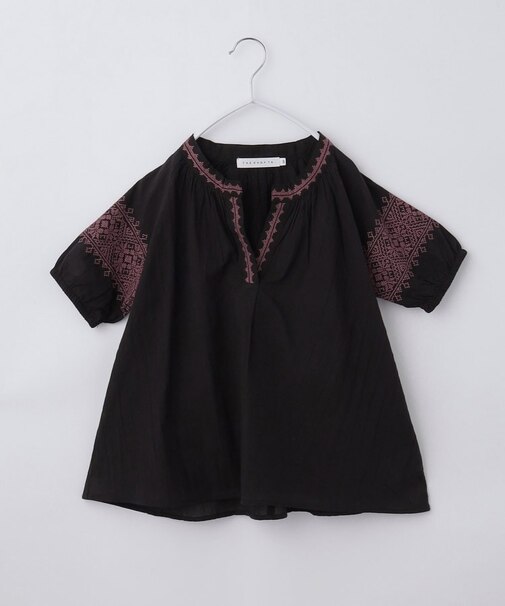 【120-150】刺繍チュニックブラウス