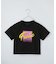 【110－160】レトロロゴTシャツ/洗濯機OK