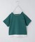 【110－160】レイヤード風半袖Tシャツ/洗濯機OK