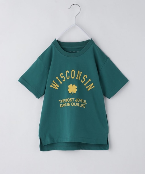【110－160/6色展開】コットン半袖Tシャツ/洗濯機OK