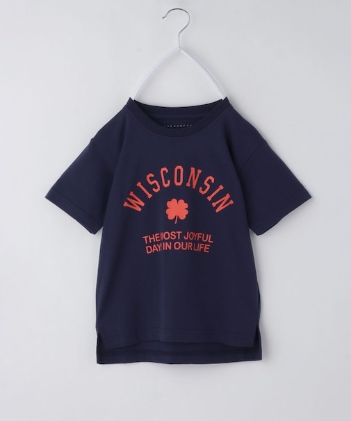 【110－160/6色展開】コットン半袖Tシャツ/洗濯機OK