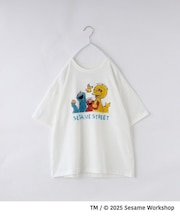 【110-160】セサミストリートTシャツ／親子リンク
