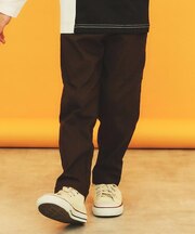 【110－160/裏起毛】あったかのびーるストレートパンツ/洗濯機OK