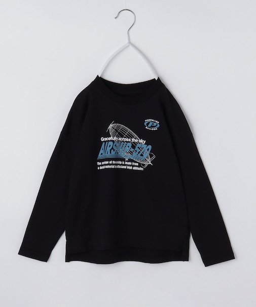 【110－160／6色展開】コットン長袖Ｔシャツ/洗濯機OK