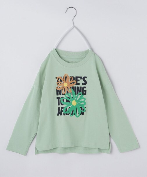 【110－160／6色展開】コットン長袖Ｔシャツ/洗濯機OK