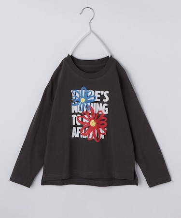 【110-160/6色展開】コットン長袖Tシャツ/洗濯機OK