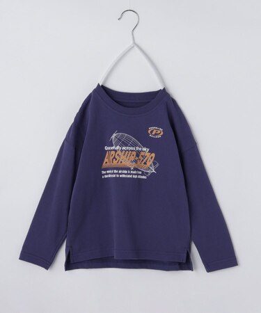 【110－160／6色展開】コットン長袖Ｔシャツ/洗濯機OK