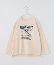 【110-160】プリント長袖Tシャツ