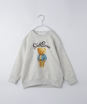 【110－160/3柄×2色】ミニ裏毛ロゴプルオーバー