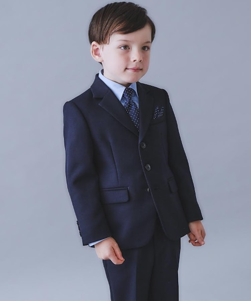 【110-130/4点セット】ネイビーセットアップ/入園・卒園・入学