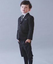 【110-130/4点セット】ブラックセットアップ/入園・卒園・入学