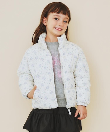 【110-160】スタンドネック中綿ブルゾン