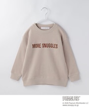 【110－160】PEANUTS ／ ピーナッツ スヌーピーミニ裏毛スウェット