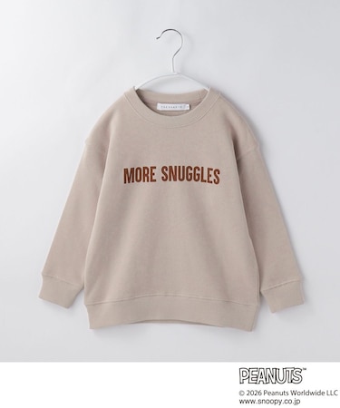 【110－160】PEANUTS ／ ピーナッツ スヌーピーミニ裏毛スウェット
