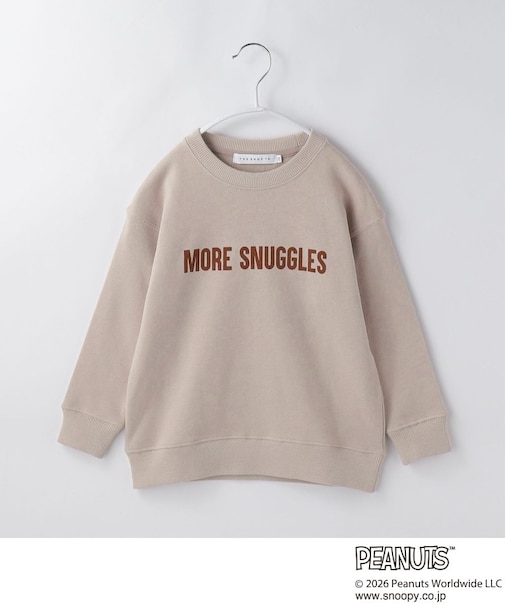 【110－160】PEANUTS ／ ピーナッツ スヌーピーミニ裏毛スウェット