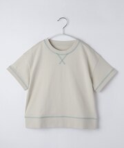 【110－160】配色ステッチガゼットTEE