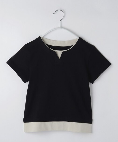 【110－160】キーネックTシャツ