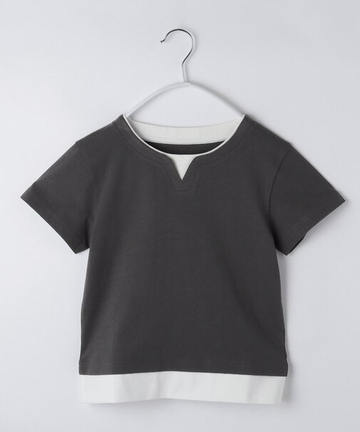 【110－160】キーネックTシャツ