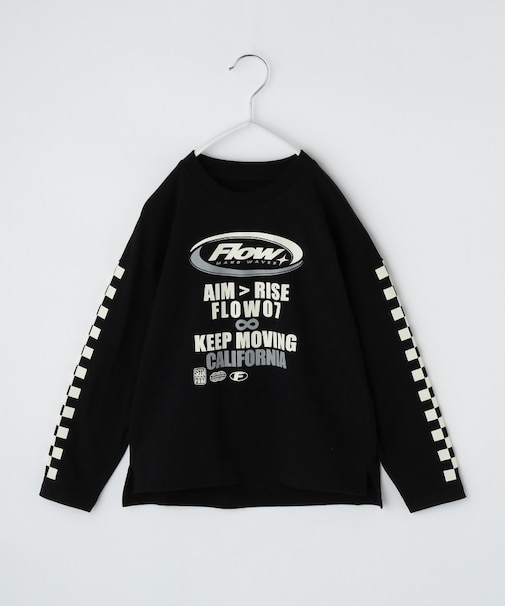 【110-160】長袖プリントアソートT