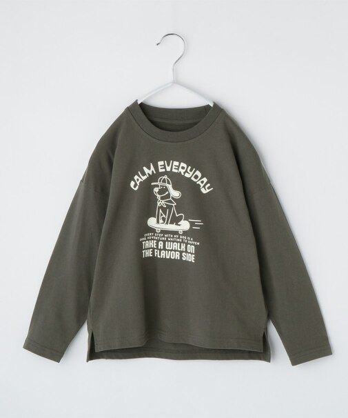 【110-160】長袖プリントアソートT