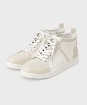 ジップミドルスニーカー