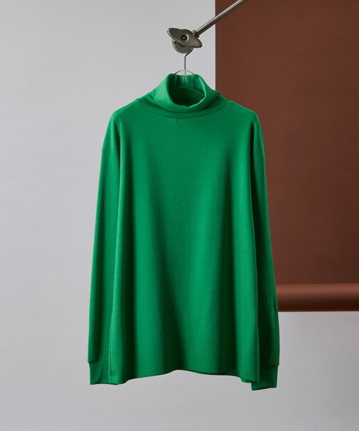 【S~3L】ミラノリブタートルネックニットソー(ユニセックスアイテム)