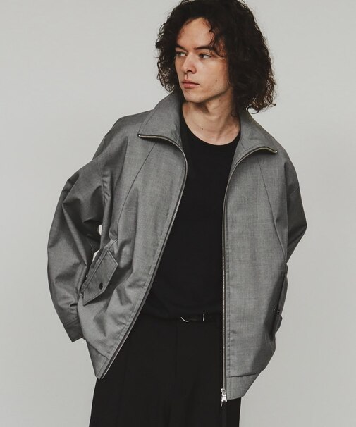 梳毛調TRスタンドブルゾン