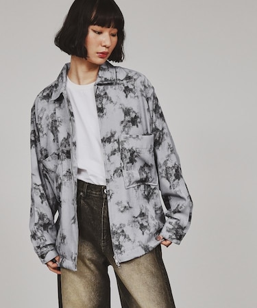 シャンブレーシャツアウター