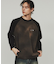 ブリーチラグランスリーブTシャツ