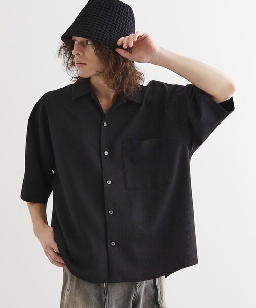 【セットアップ対応】テッククレープシャツ