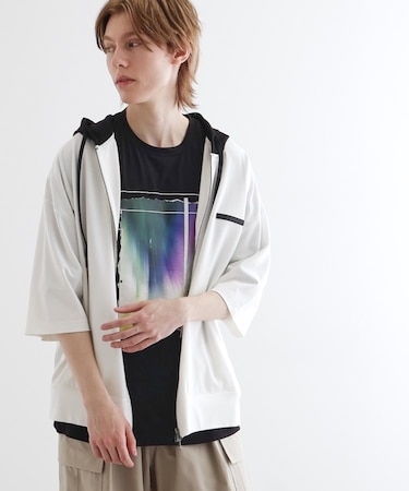 オーバージップパーカ