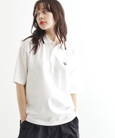 ハートエンブロ鹿の子ポロシャツ