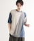 【UV、接触冷感】ナナメ切替アソートTシャツ