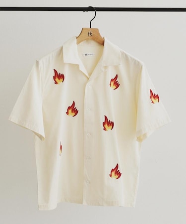 K’PJT by AYUTA 『炎刺繍シャツ』