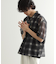 メッシュオンブレーチェックシャツ