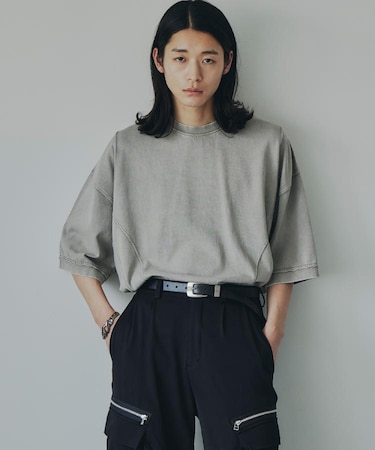 ヴィンテージクロップドTシャツ/ヴィンテージライク/半袖Tシャツ